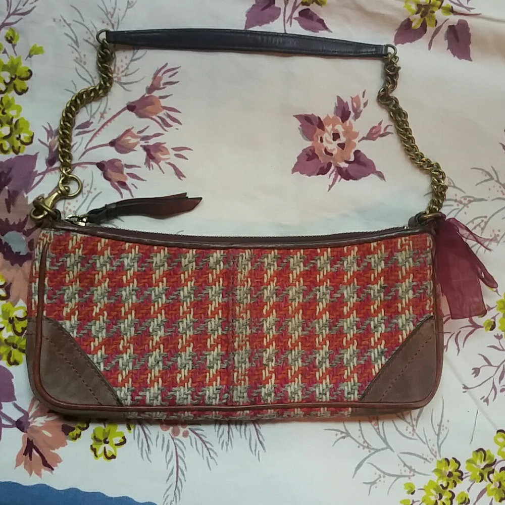 Vintage Coach clutch purse.